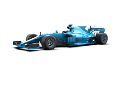 Realistic race car isolated on background. 3d rendering - illustration png
