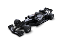 Realistic race car isolated on background. 3d rendering - illustration png