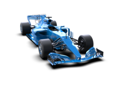 Realistic race car isolated on background. 3d rendering - illustration png