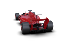 Realistic race car isolated on background. 3d rendering - illustration png