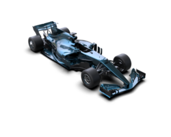 Realistic race car isolated on background. 3d rendering - illustration png