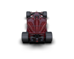 Realistic race car isolated on background. 3d rendering - illustration png
