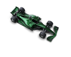 Realistic race car isolated on background. 3d rendering - illustration png