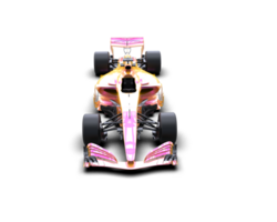 Realistic race car isolated on background. 3d rendering - illustration png