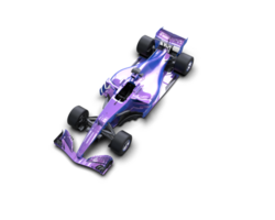 Realistic race car isolated on background. 3d rendering - illustration png