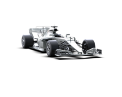 Realistic race car isolated on background. 3d rendering - illustration png