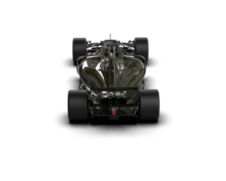 Realistic race car isolated on background. 3d rendering - illustration png