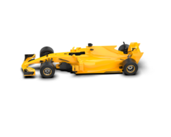 Realistic race car isolated on background. 3d rendering - illustration png