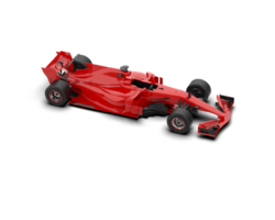 Realistic race car isolated on background. 3d rendering - illustration png