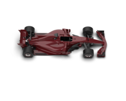 Realistic race car isolated on background. 3d rendering - illustration png