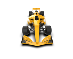 Realistic race car isolated on background. 3d rendering - illustration png