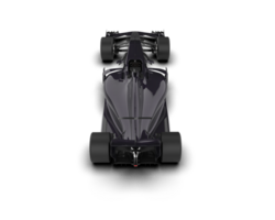 Realistic race car isolated on background. 3d rendering - illustration png
