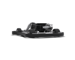 Realistic race car isolated on background. 3d rendering - illustration png
