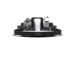 Realistic race car isolated on background. 3d rendering - illustration png