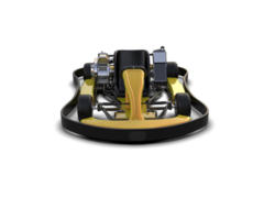 Realistic race car isolated on background. 3d rendering - illustration png