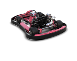 Realistic race car isolated on background. 3d rendering - illustration png