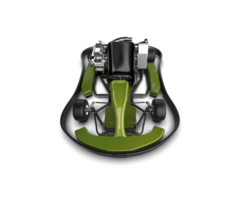 Realistic race car isolated on background. 3d rendering - illustration png