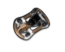 Realistic race car isolated on background. 3d rendering - illustration png