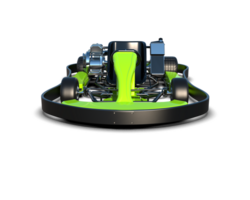Realistic race car isolated on background. 3d rendering - illustration png