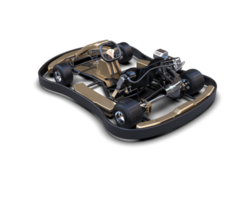 Realistic race car isolated on background. 3d rendering - illustration png