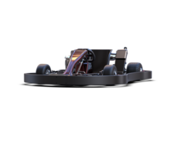 Realistic race car isolated on background. 3d rendering - illustration png