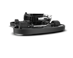 Realistic race car isolated on background. 3d rendering - illustration png