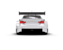 Realistic race car isolated on background. 3d rendering - illustration png