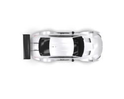 Realistic race car isolated on background. 3d rendering - illustration png