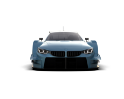 Realistic race car isolated on background. 3d rendering - illustration png