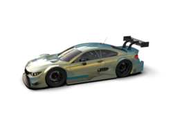 Realistic race car isolated on background. 3d rendering - illustration png