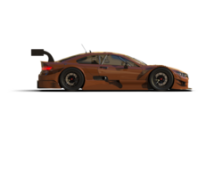 Realistic race car isolated on background. 3d rendering - illustration png