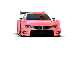 Realistic race car isolated on background. 3d rendering - illustration png