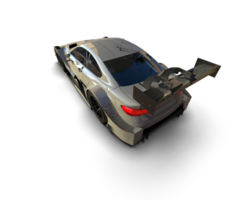 Realistic race car isolated on background. 3d rendering - illustration png