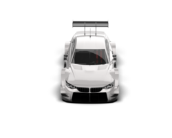 Realistic race car isolated on background. 3d rendering - illustration png