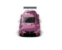 Realistic race car isolated on background. 3d rendering - illustration png