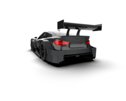 Realistic race car isolated on background. 3d rendering - illustration png