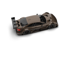 Realistic race car isolated on background. 3d rendering - illustration png