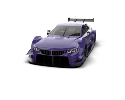 Realistic race car isolated on background. 3d rendering - illustration png