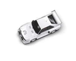 Realistic race car isolated on background. 3d rendering - illustration png