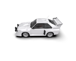Realistic race car isolated on background. 3d rendering - illustration png