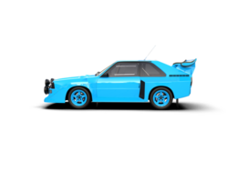 Realistic race car isolated on background. 3d rendering - illustration png