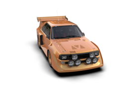 Realistic race car isolated on background. 3d rendering - illustration png