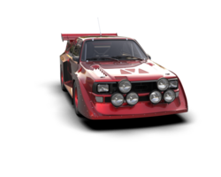 Realistic race car isolated on background. 3d rendering - illustration png