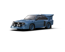 Realistic race car isolated on background. 3d rendering - illustration png