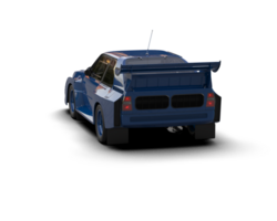 Realistic race car isolated on background. 3d rendering - illustration png