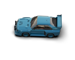 Realistic race car isolated on background. 3d rendering - illustration png