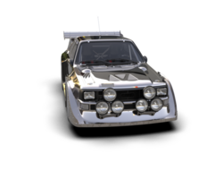 Realistic race car isolated on background. 3d rendering - illustration png