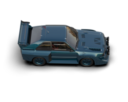 Realistic race car isolated on background. 3d rendering - illustration png