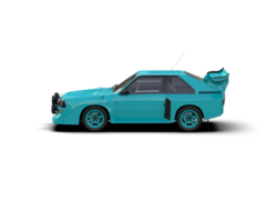 Realistic race car isolated on background. 3d rendering - illustration png
