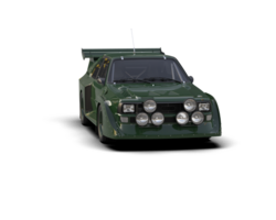 Realistic race car isolated on background. 3d rendering - illustration png